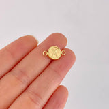 Herraje Letra X Doble Textura 0.6g / 3/4 in Oro Amarillo 18K