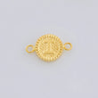 Herraje Letra I Marco Bordeado 0.6g / 3/4 in Oro Amarillo 18K