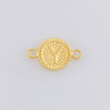 Herraje Letra Y Marco Bordeado 0.55g / 3/4 in Oro Amarillo 18K