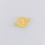 Herraje Letra Y Marco Bordeado 0.55g / 3/4 in Oro Amarillo 18K