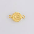 Charm Letter G Framed Border 0.6g / 3/4 in 18K Yellow Gold