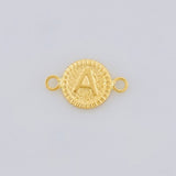 Herraje Letra A Marco Bordeado 0.55g / 3/4 in Oro Amarillo 18K