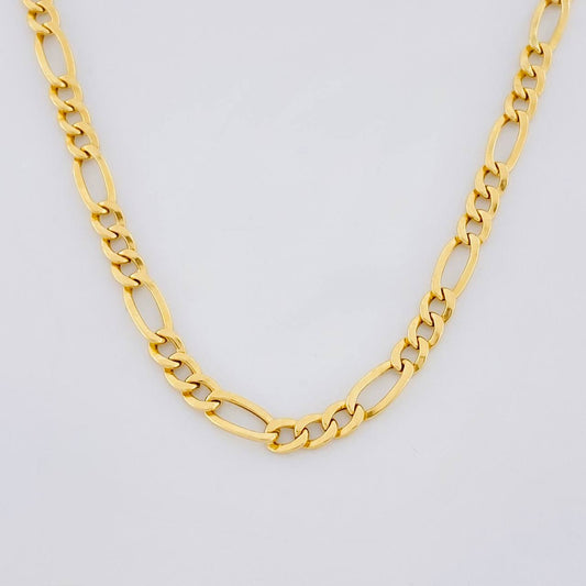Figaro Chain 4.05g / 24 in / 3.5mm 18K Yellow Gold