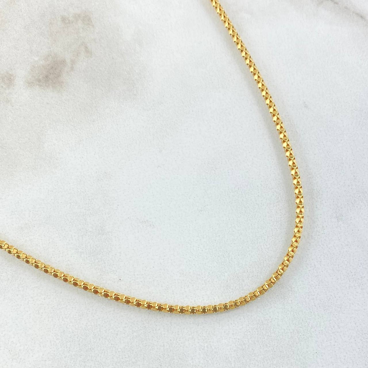Venetian Chain Round 4.55gr / 17.7in / 18K Gold +3