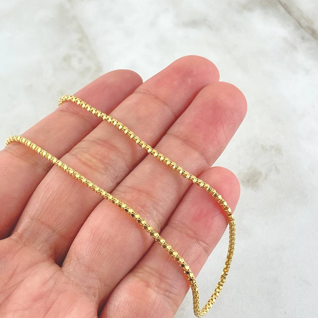 Venetian Chain Round 4.55gr / 17.7in / 18K Gold +3