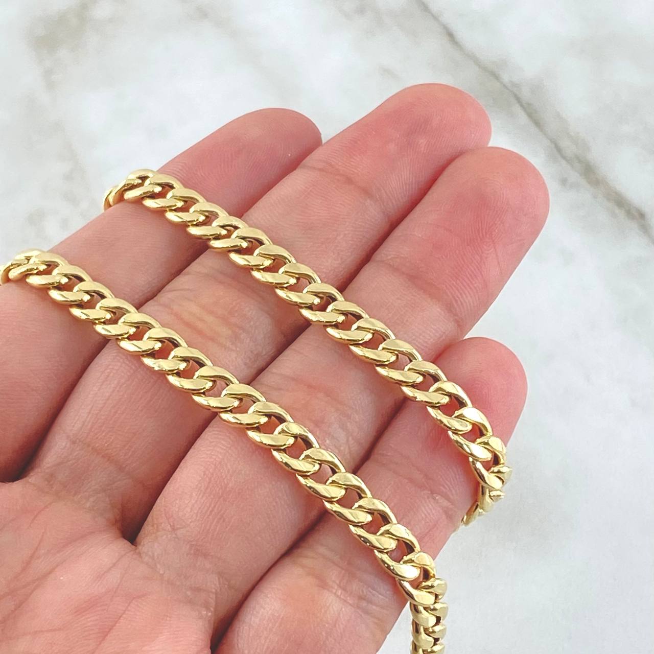 Cuban Links 5.65gr / 19.7in / 18K Gold +1$