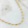 Rustic Cylinder Chain 8.8gr / 25.6in / 18K Gold ©