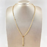 Latin Cross Rosary Miraculous 7.95gr / 21.7in / 18K Gold