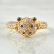 Anillo Oso 2.3gr / T7 1/2 / Oro Amarillo 18K ©