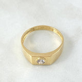 Beveled Ring 3.9gr / Size 11 1/2 / 18K Gold ©