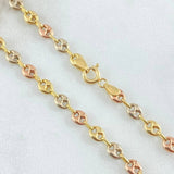 GC Chain 5.6gr / 19.7in / Three 18K Golds