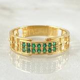 Marco Abaco Ring 3.75gr / Size 9 3/4 / 18K Gold