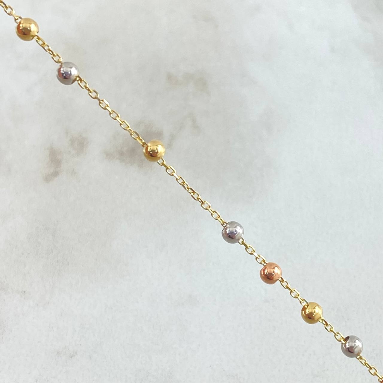 Rosario Virgen Milagrosa 3.25 g / 17 3/4 in / 2.25 mm Tres Oros 18K