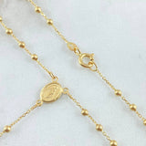 Miraculous Virgin Rosary 3.2gr / 17.7in / 18K Gold +4$