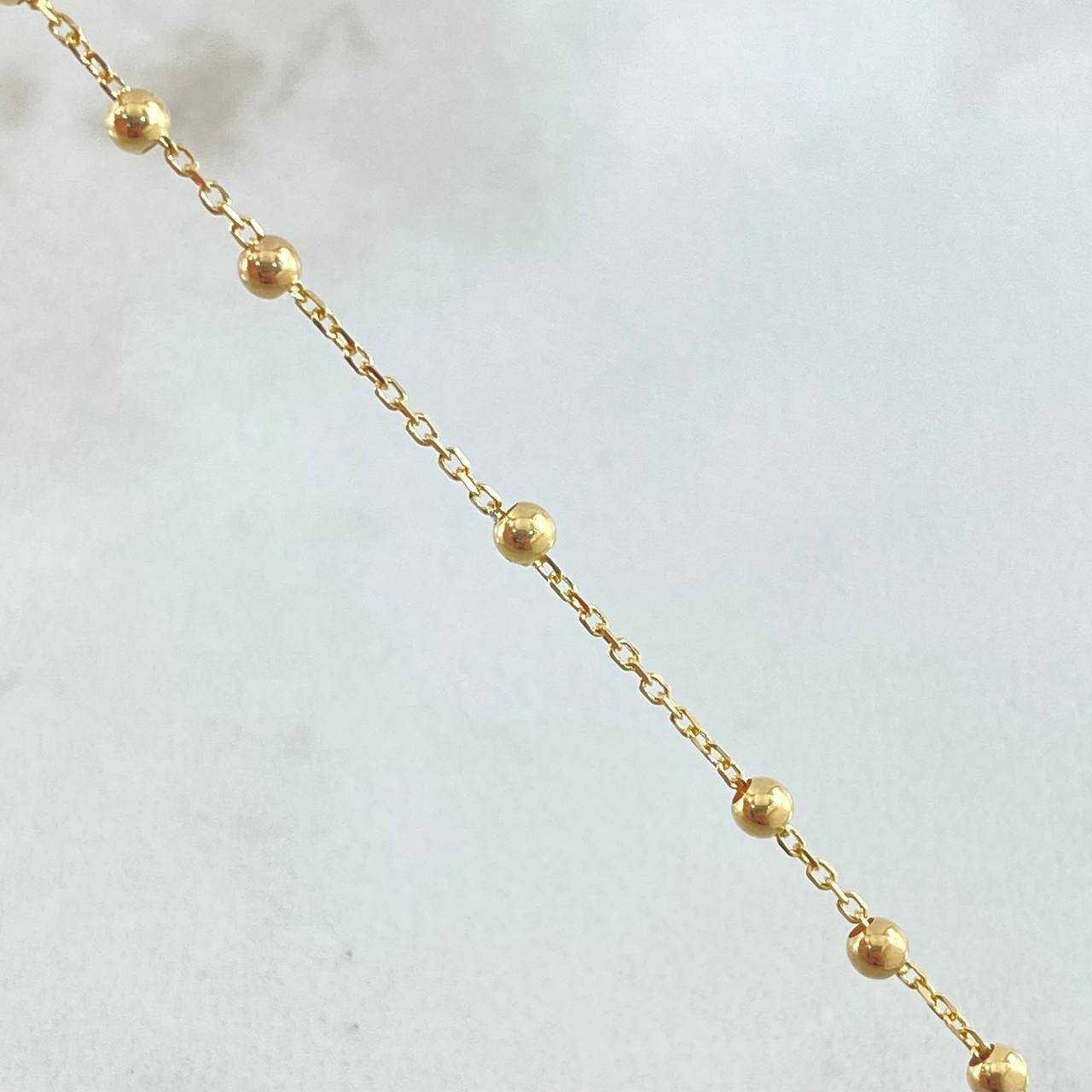 Miraculous Virgin Rosary 3.2gr / 17.7in / 18K Gold +4$