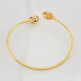 Bracelet Hoop Knot 4.7 g / 7 1/4 in / 2.16 mm Three Golds 18K