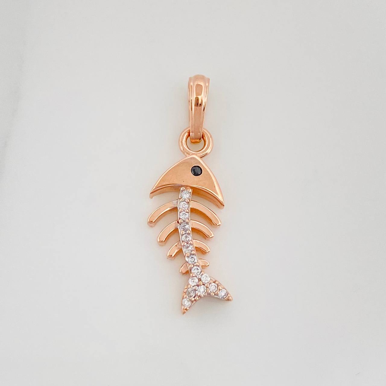 Dije Pez Espinas 1.75 g / 1 in Oro Rosa 18K