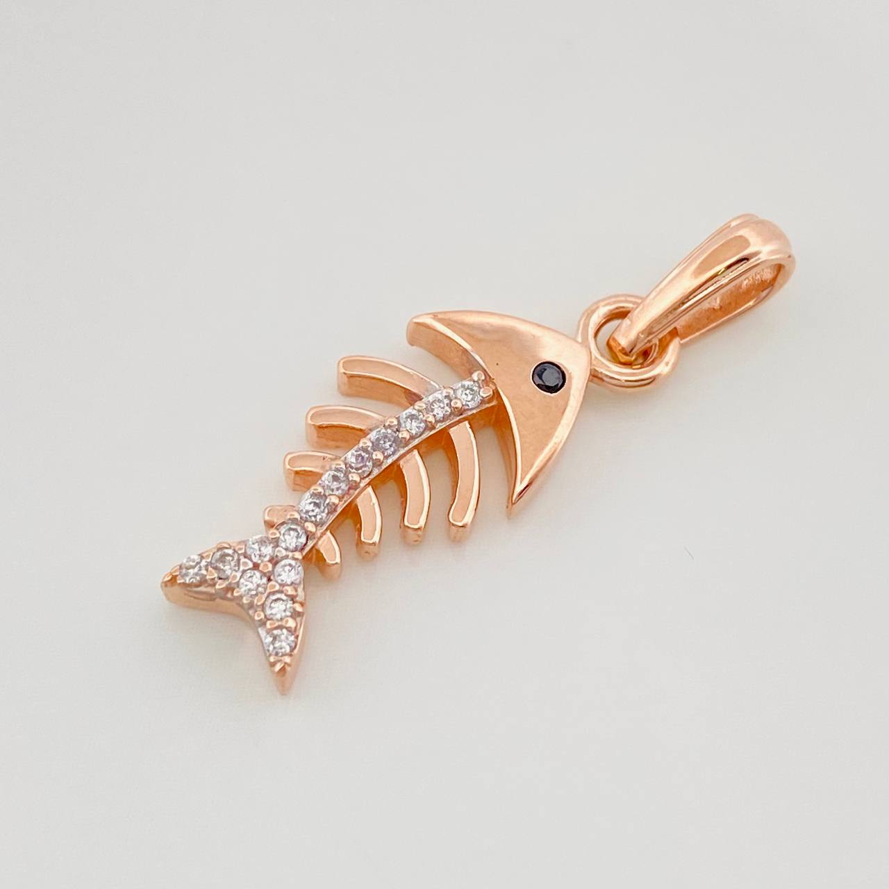 Dije Pez Espinas 1.75 g / 1 in Oro Rosa 18K
