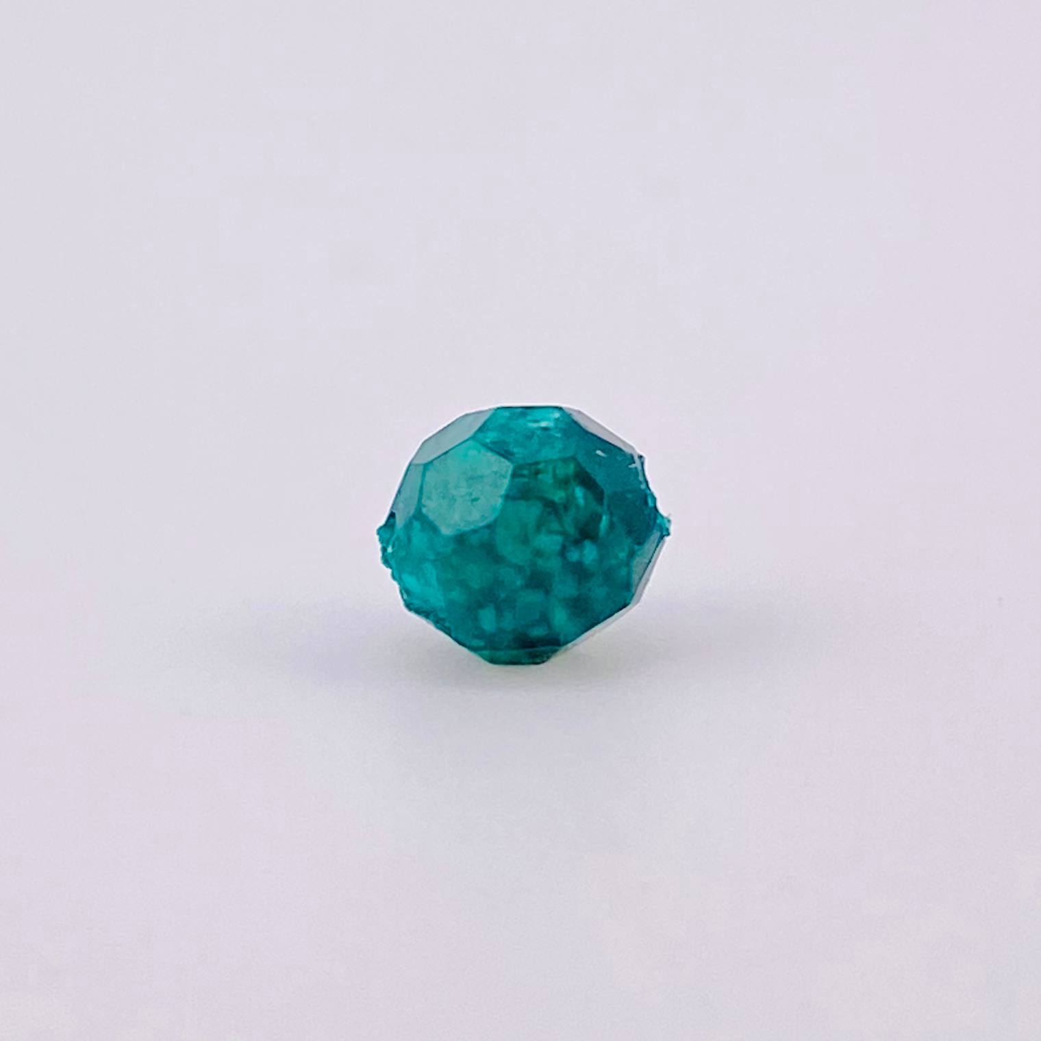 Charm Rough Emerald Bead 6mm