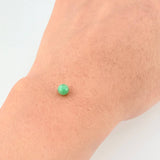 Charm Rough Emerald Bead 5mm