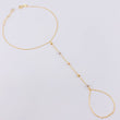 Arabian Bracelet with Diamond Cut Beads 1.5g / 7 3/4 in / 0.7mm Three Golds 18K