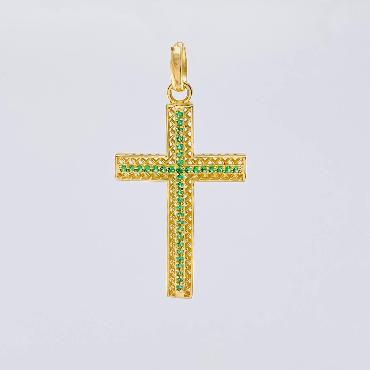 Dije Cruz Malla 5.1 g / 2 in Oro Amarillo 18K