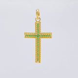 Dije Cruz Malla 4.6 g / 2 in Oro Amarillo 18K