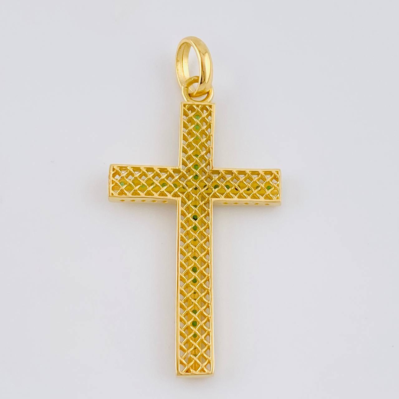 Dije Cruz Malla 5.1 g / 2 in Oro Amarillo 18K
