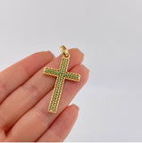 Dije Cruz Malla 4.6 g / 2 in Oro Amarillo 18K