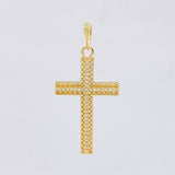 Dije Cruz Malla 3.15 g / 1 1/2 in Oro Amarillo 18K
