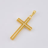 Dije Cruz Malla 3.15 g / 1 1/2 in Oro Amarillo 18K