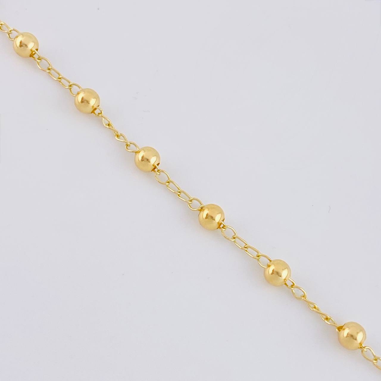Pulso Tipo Militar 1.75 g / 7 1/4 in / 3 mm Oro Amarillo 18K