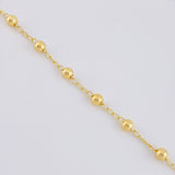Pulso Tipo Militar 1.75 g / 7 1/4 in / 3 mm Oro Amarillo 18K