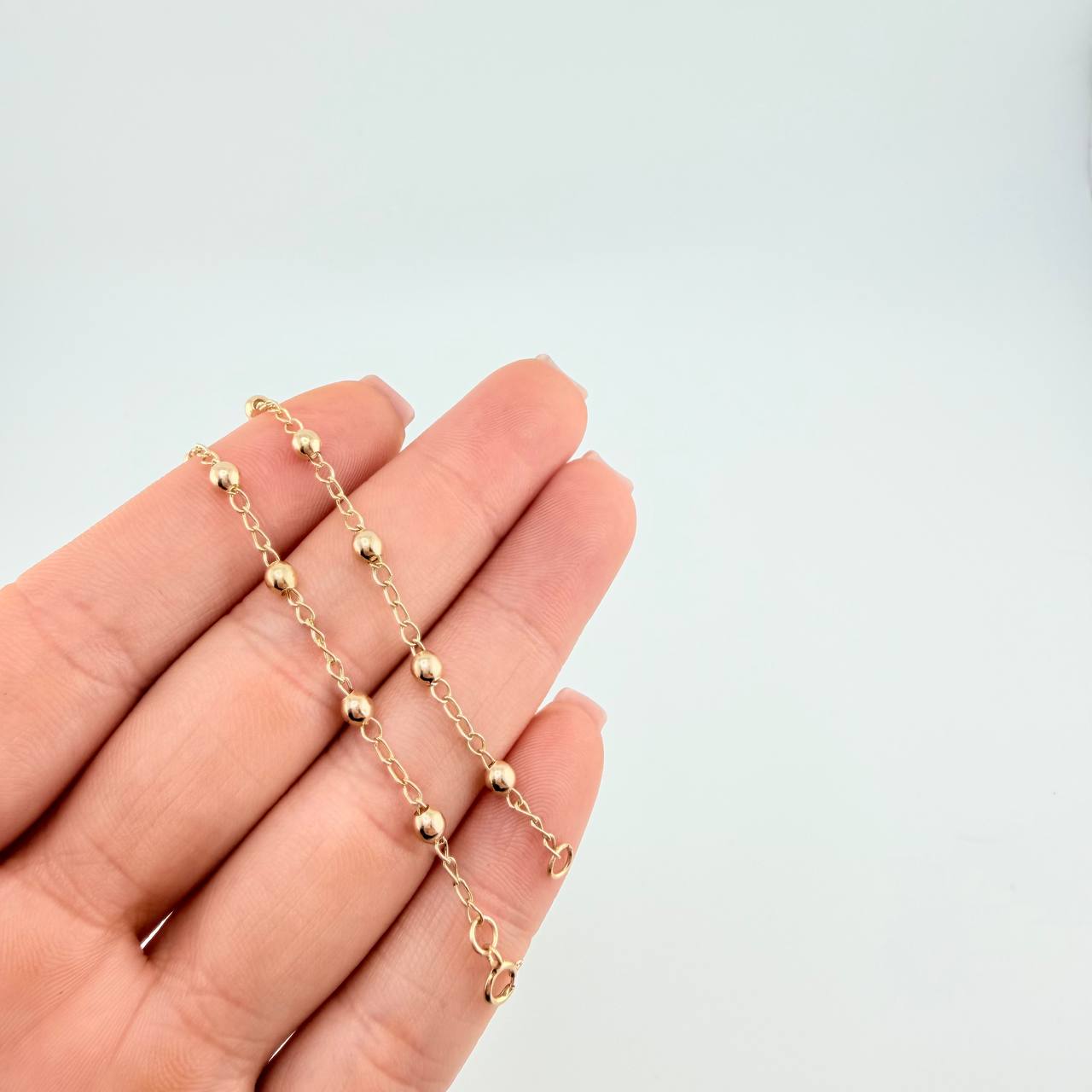 Pulso Tipo Militar 1.75 g / 7 1/4 in / 3 mm Oro Amarillo 18K