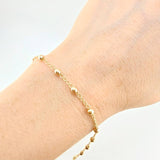 Bracelet Military Type 1.75 g / 7 1/4 in / 3 mm Yellow Gold 18K