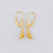 Candongas Lagrima Gota 1.15g / 1 1/4 in Oro Amarillo 18K