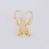 Candongas Lagrima Gota 1.15g / 1 1/4 in Oro Amarillo 18K
