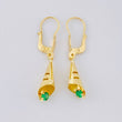 Candongas Lagrima Gota 1.6g / 1 1/2 in Oro Amarillo 18K