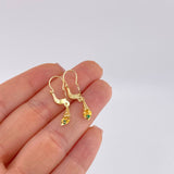 Hoop Earrings Teardrop 1.2 g / 1 1/4 in 18K Yellow Gold