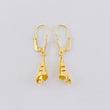 Candongas Lagrima Gota 1.7 g / 3.5 cm Oro Amarillo 18K