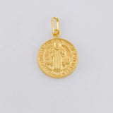 Dije San Benito 0.5 g / 3/4 in Oro Amarillo 18K