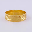 Anillo Argolla Abedul Mate 3.15 g / T9 1/4 Oro Amarillo 18K