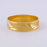 Anillo Argolla Abedul Mate 2.25 g / T7 1/2 Oro Amarillo 18K