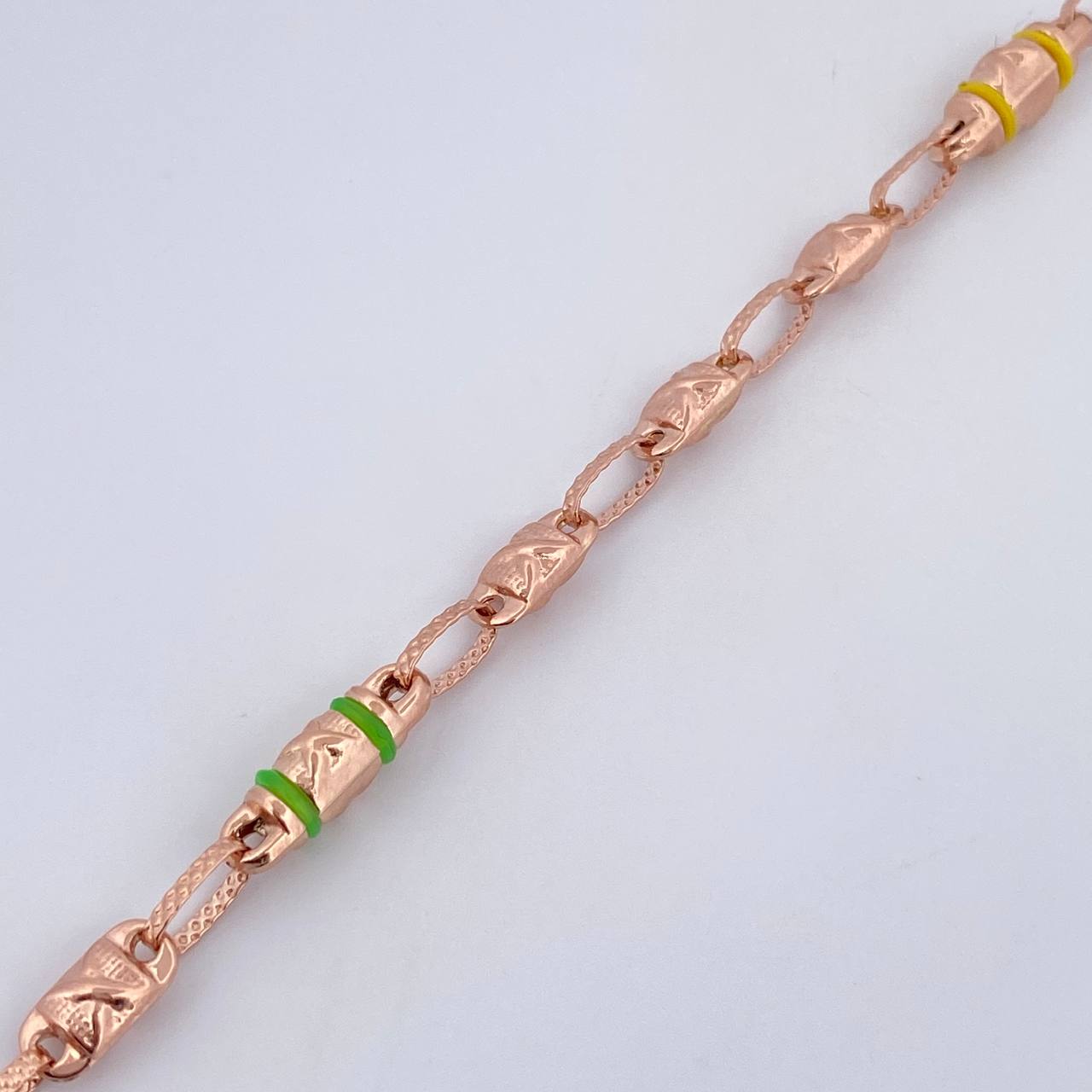 Rustic Anklet 5.55gr / 25cm / 9.8in / 18K Gold &