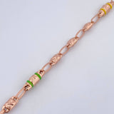 Rustic Anklet 5.55gr / 25cm / 9.8in / 18K Gold &