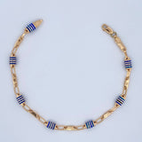 Pulso Rustico Barril 5.2gr / 22cm / Oro 18K &