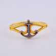 Anillo Ancla 1.75gr / T6 3/4 / Oro Amarillo