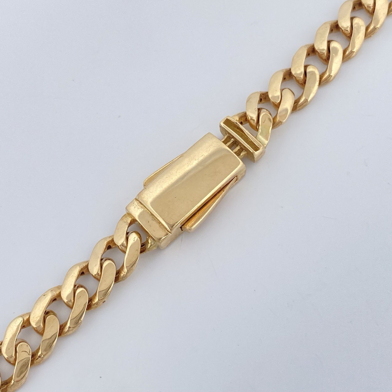 Cadena Cubana 19.6gr / 59.5cm / Oro Amarillo Nac.Esp. 18K &
