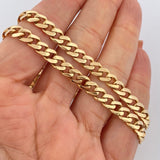 Cadena Cubana 19.6gr / 59.5cm / Oro Amarillo Nac.Esp. 18K &