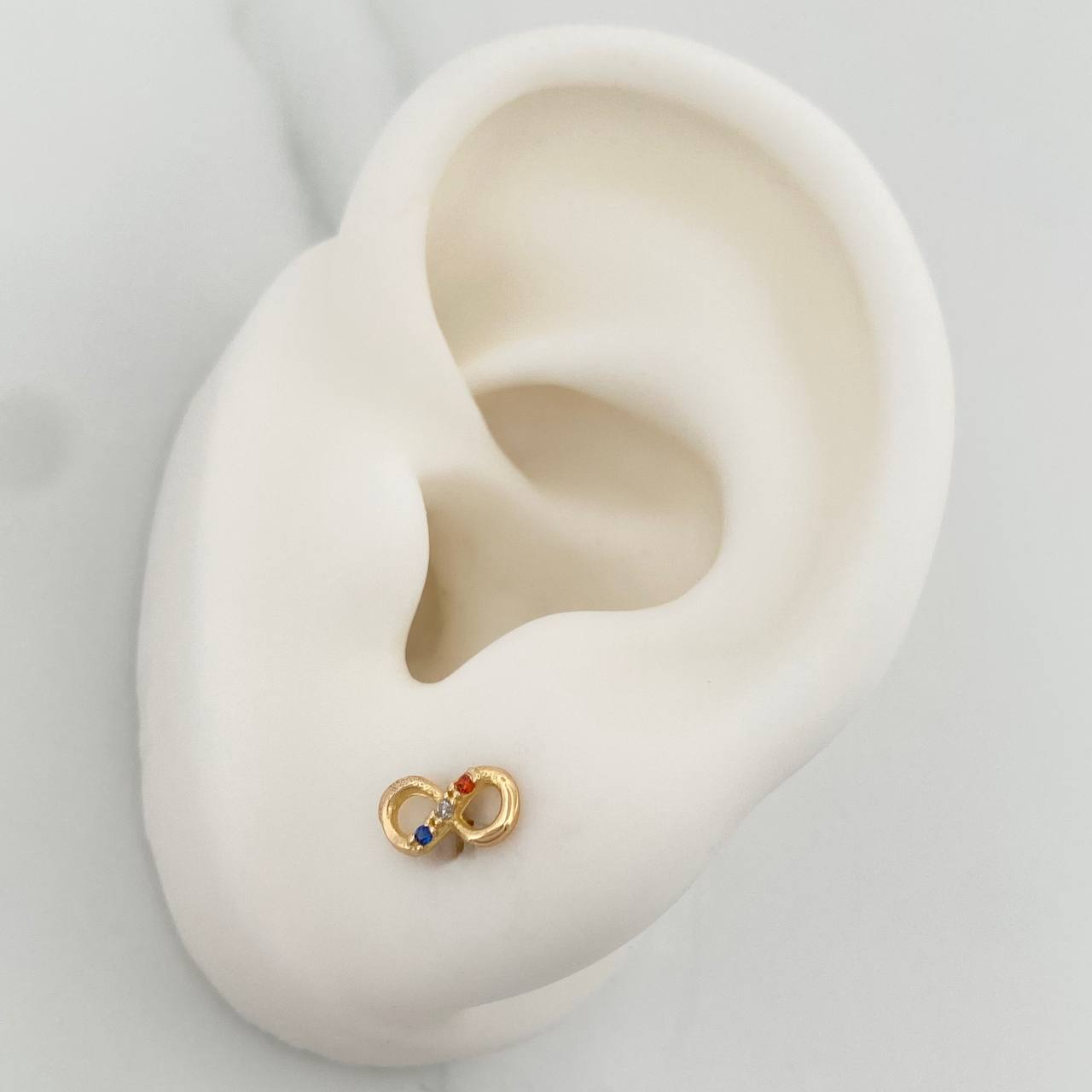 Topos Infinito 0.75gr / 7.5mm Oro Amarillo 18K %